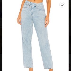 Agolde crisscross jeans. Size 26